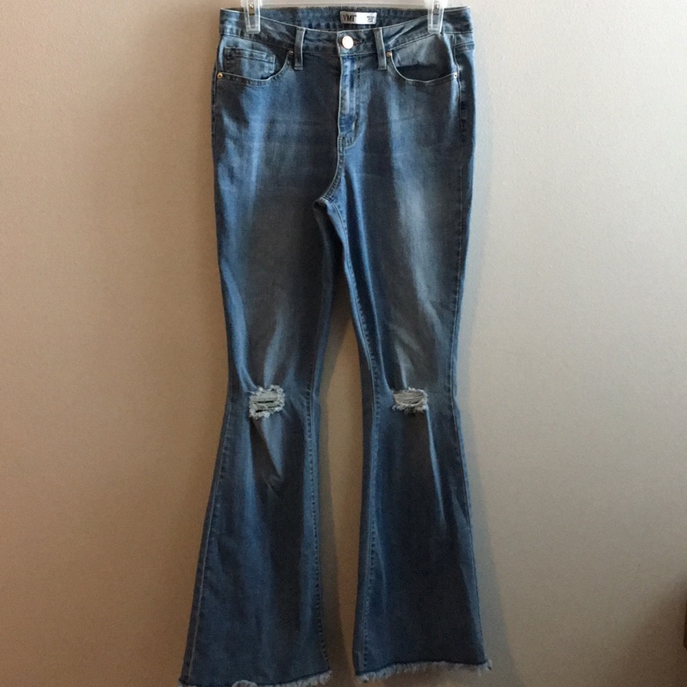 *NEVER WORN* YMI High Rise Super Flare Jeans